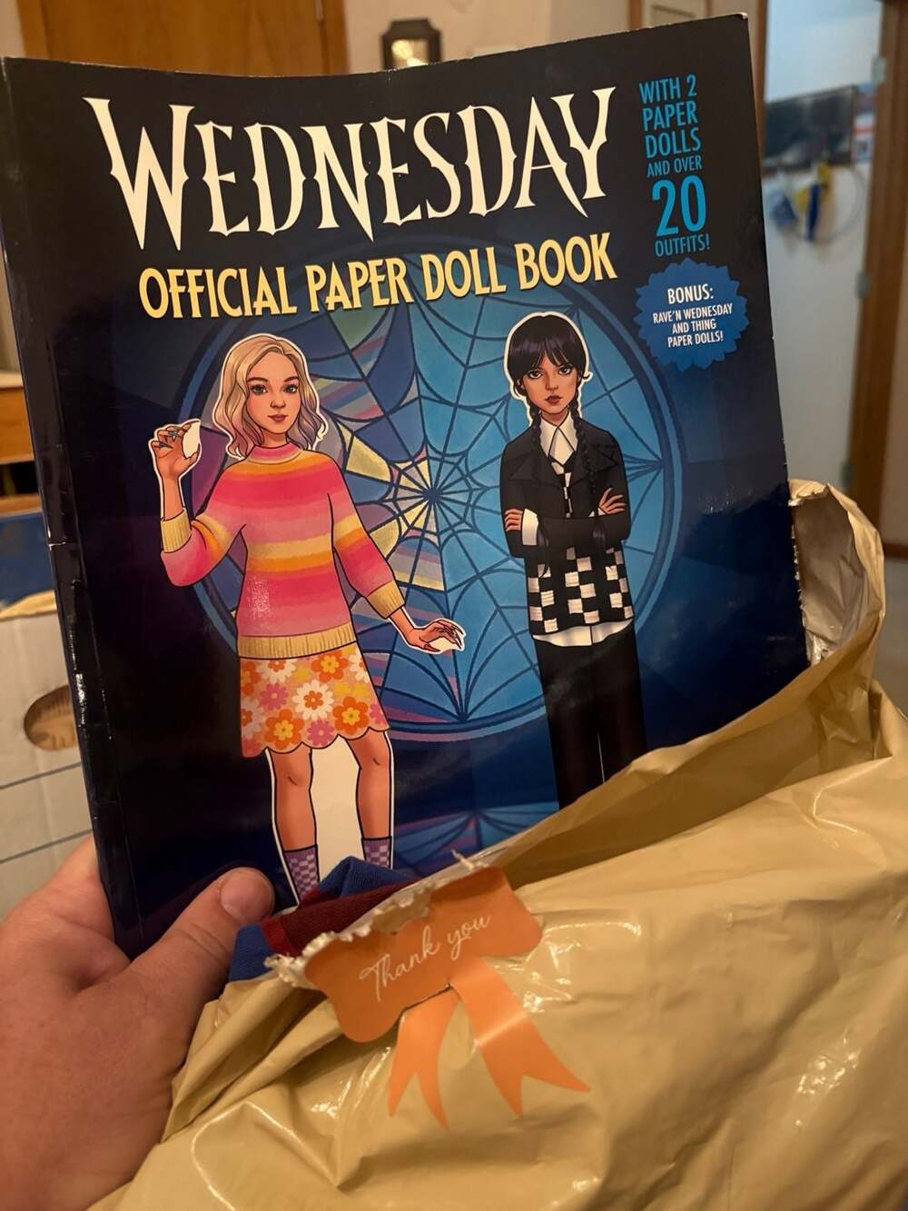 Wednesday Addams Official Paper Doll Book Mad Libs And Socks Bundle